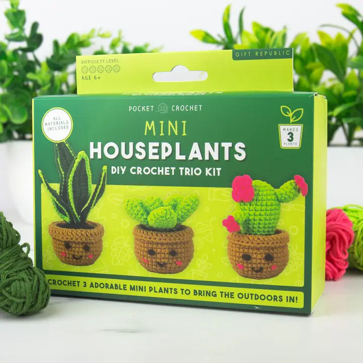 Crochet Kit Mini Houseplants