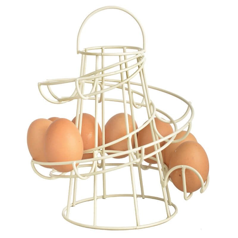 Egg Skelter Cream Metal
