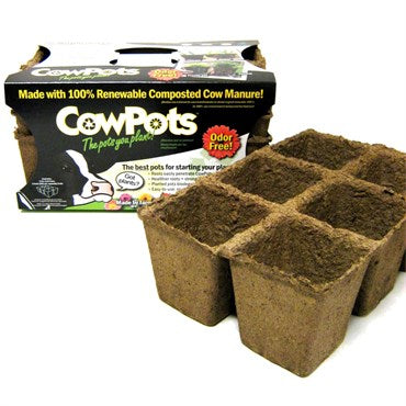 Cowpots 6 Cell Tray 3 Pk