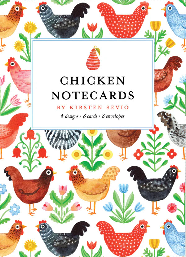 Notecards Chickens