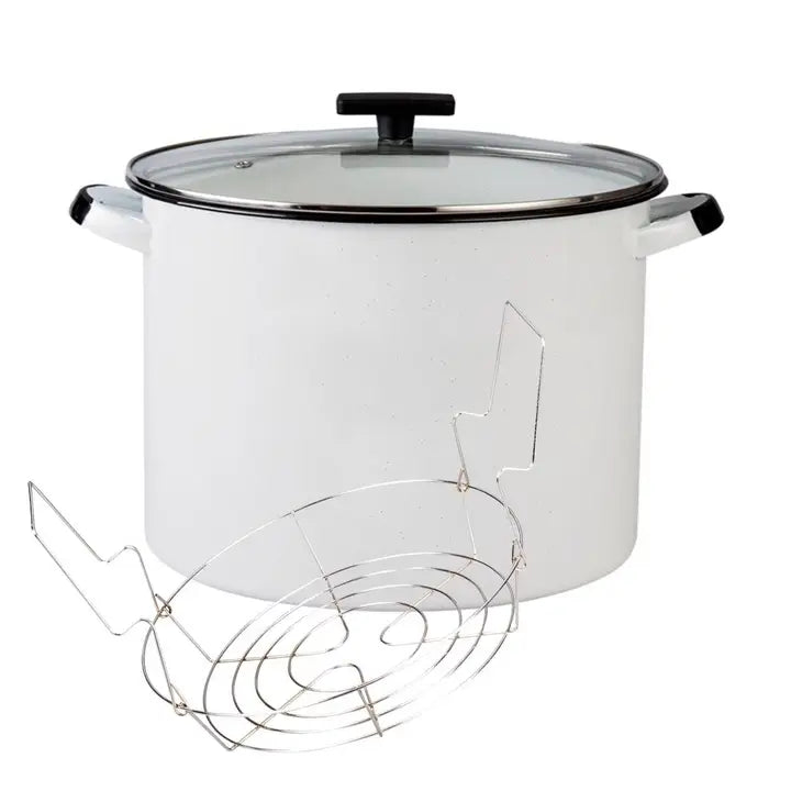 Canner White Ceramic 21 Qt Granite Ware