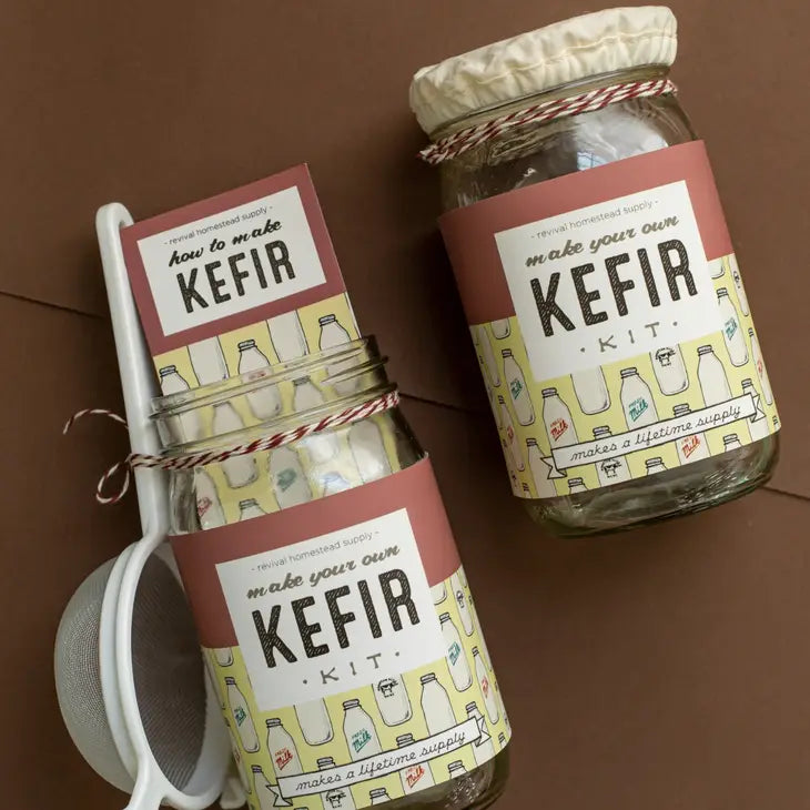 Milk Kefir Starter Kit Jar