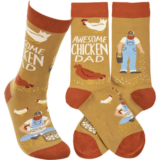 Socks Awesome Chicken Dad