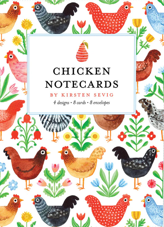 Notecards Chickens