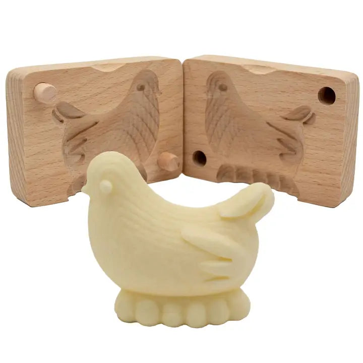 Butter Mold Wood Chick