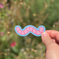 Sticker Earthworm