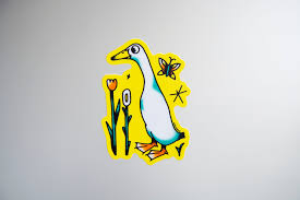 Sticker Runner Duck